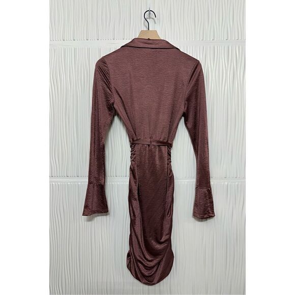 Louna - Brown Jersey Dress - $235 MSRP - Picture 8 of 15